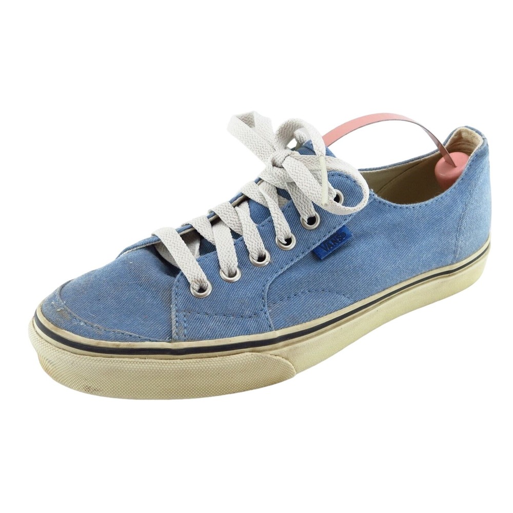 Vans Light Blue Canvas Low-Top Sneaker